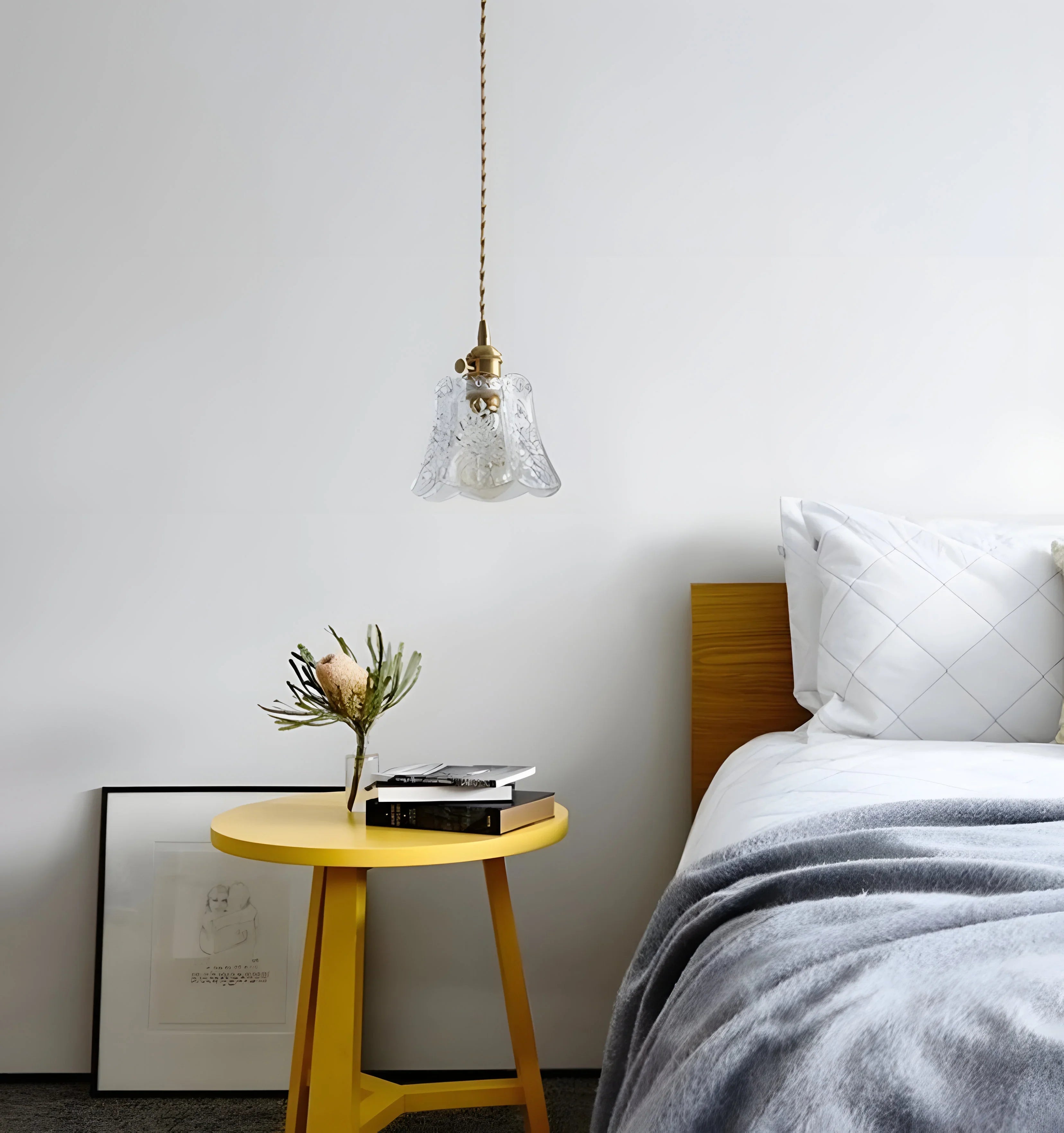 French Relief Glass Pendant / Wall Lamp - NexioPick