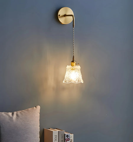 French Relief Glass Pendant / Wall Lamp - NexioPick