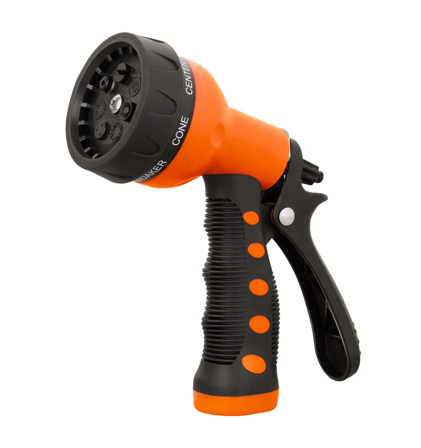 7-Way Garden Hose Nozzle - Adjustable Spray Nozzle with Ergonomic Grip