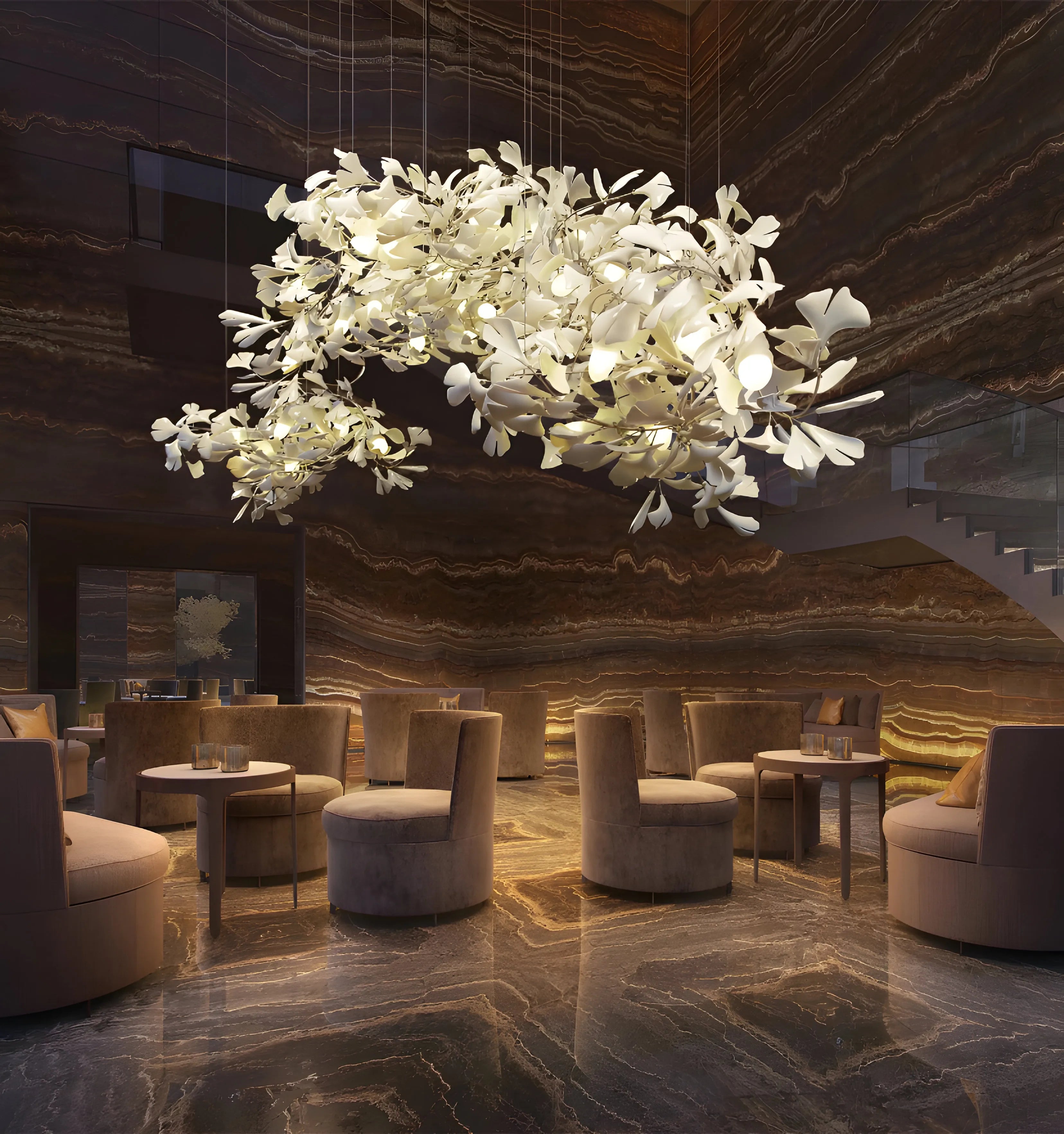 Gingko Chandelier C - NexioPick