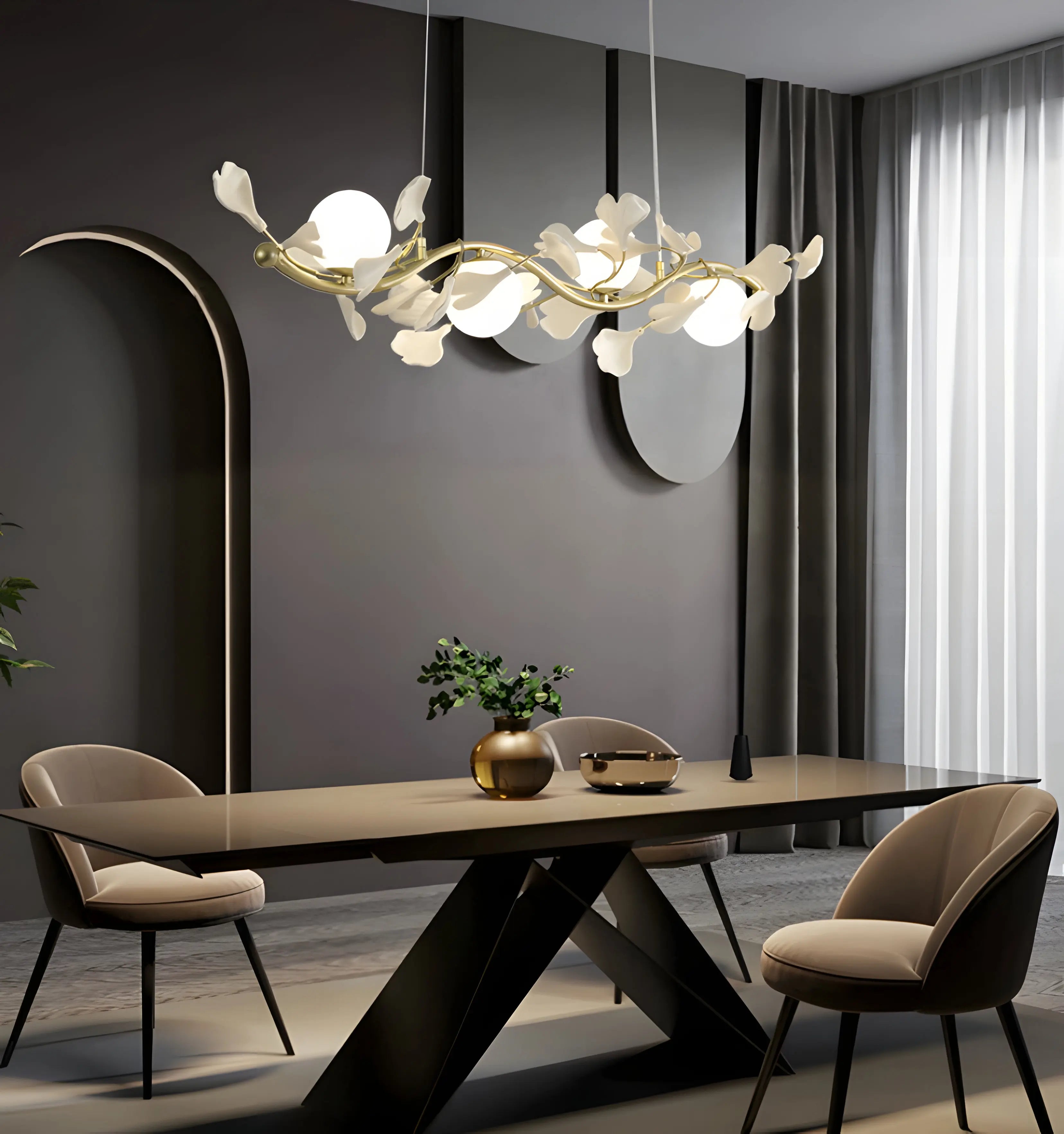 Gingko Glass Chandelier - NexioPick