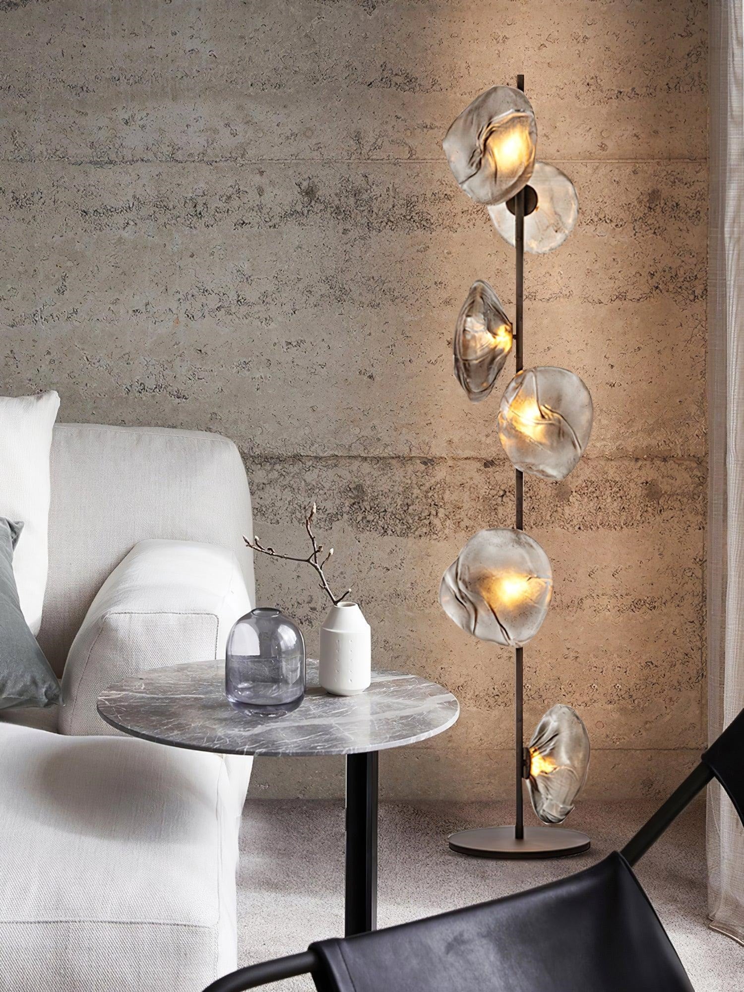 Glass Petals Floor Lamp - NexioPick