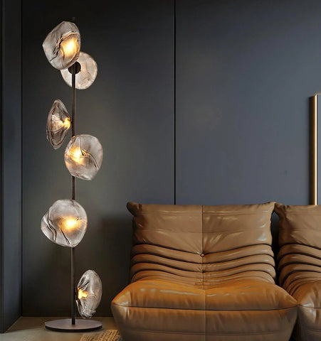 Glass Petals Floor Lamp - NexioPick