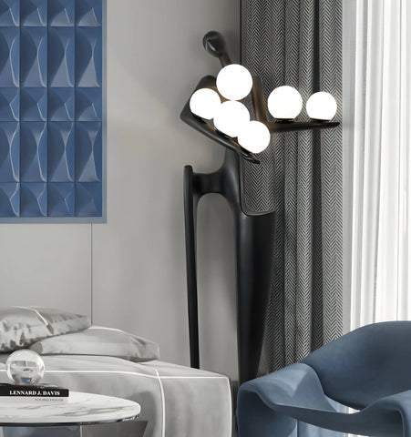 Guardian Sculpture Floor Lamp - NexioPick