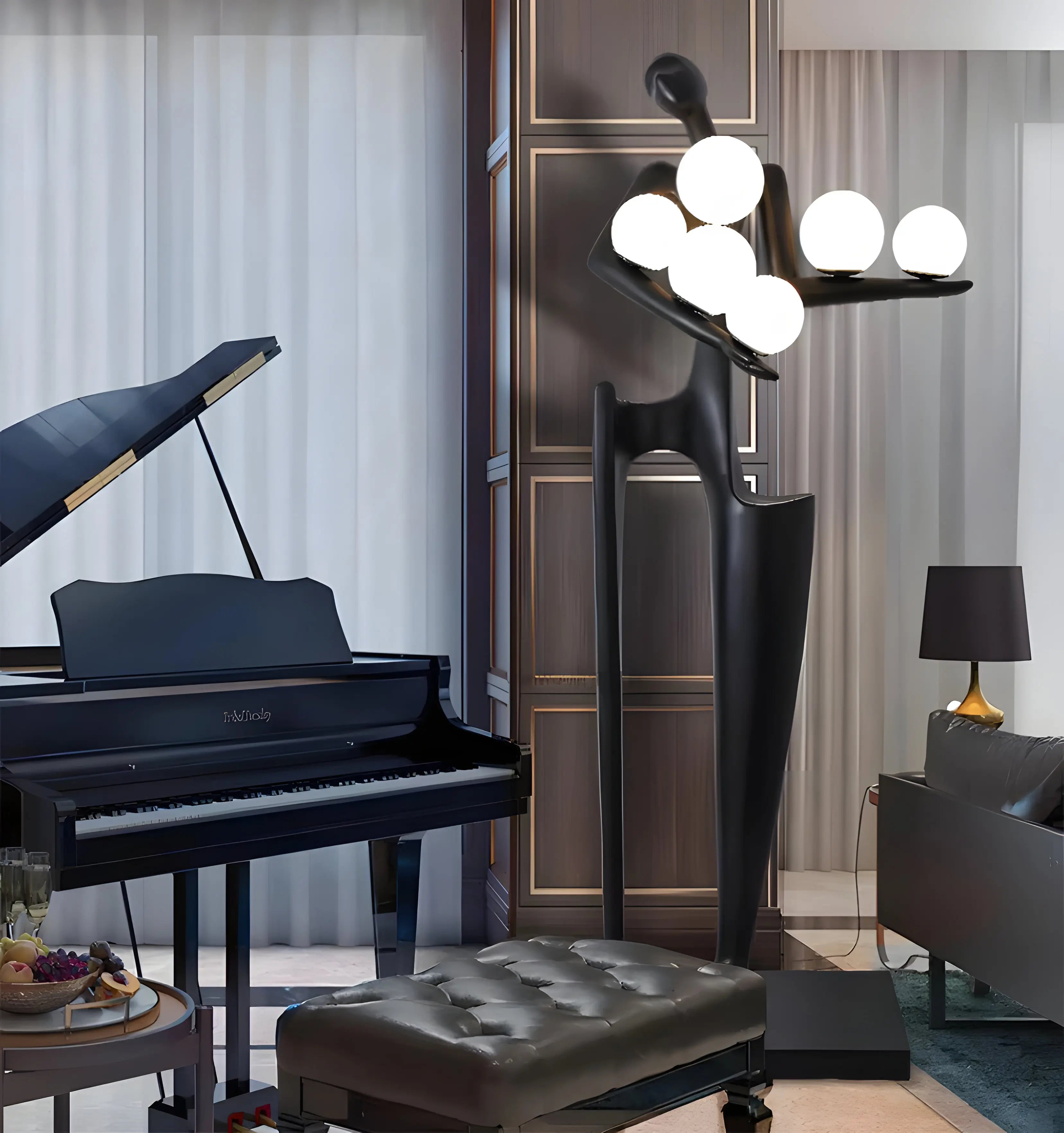 Guardian Sculpture Floor Lamp - NexioPick