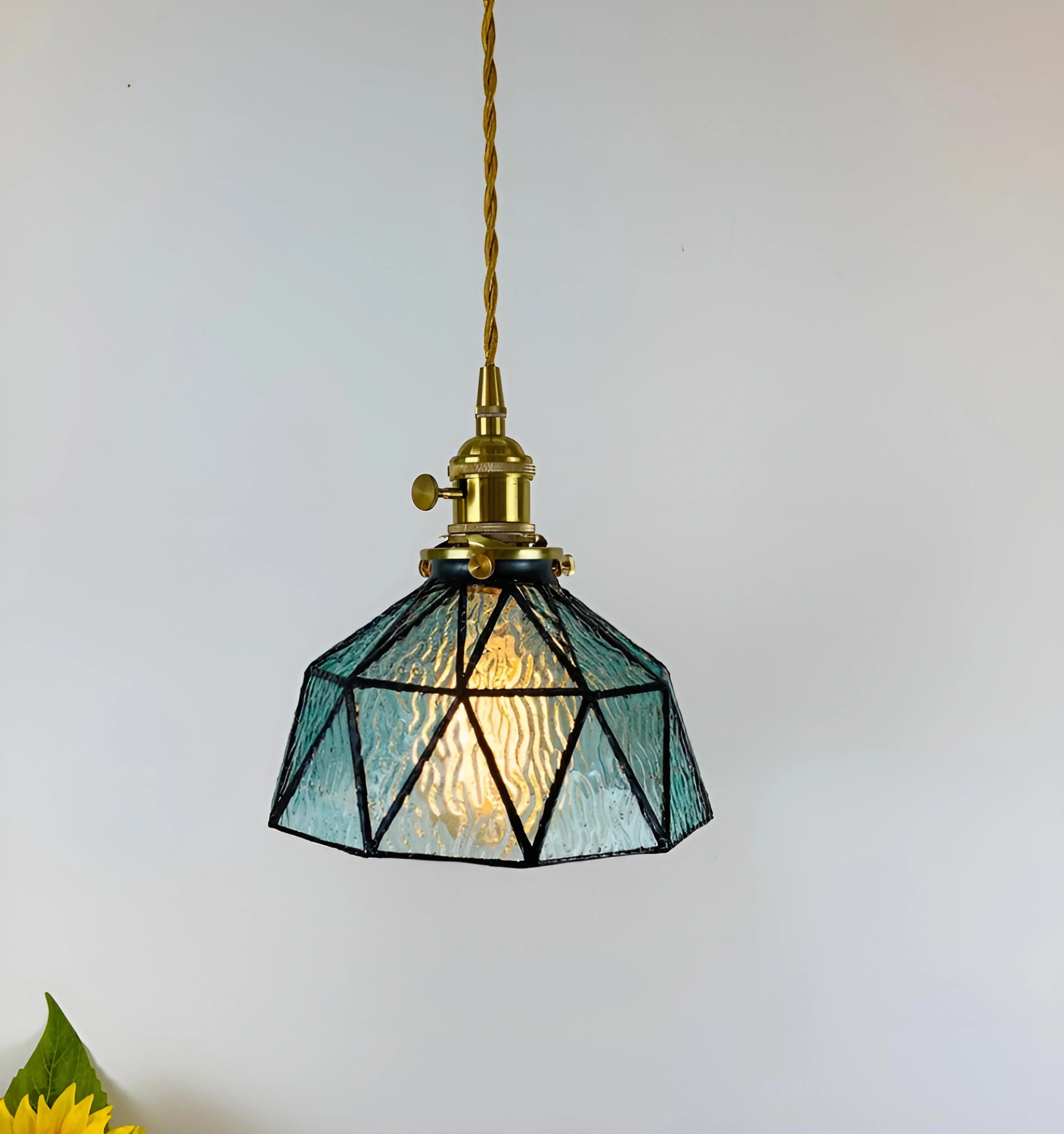 Hand-Pieced Glass Pendant Light - NexioPick