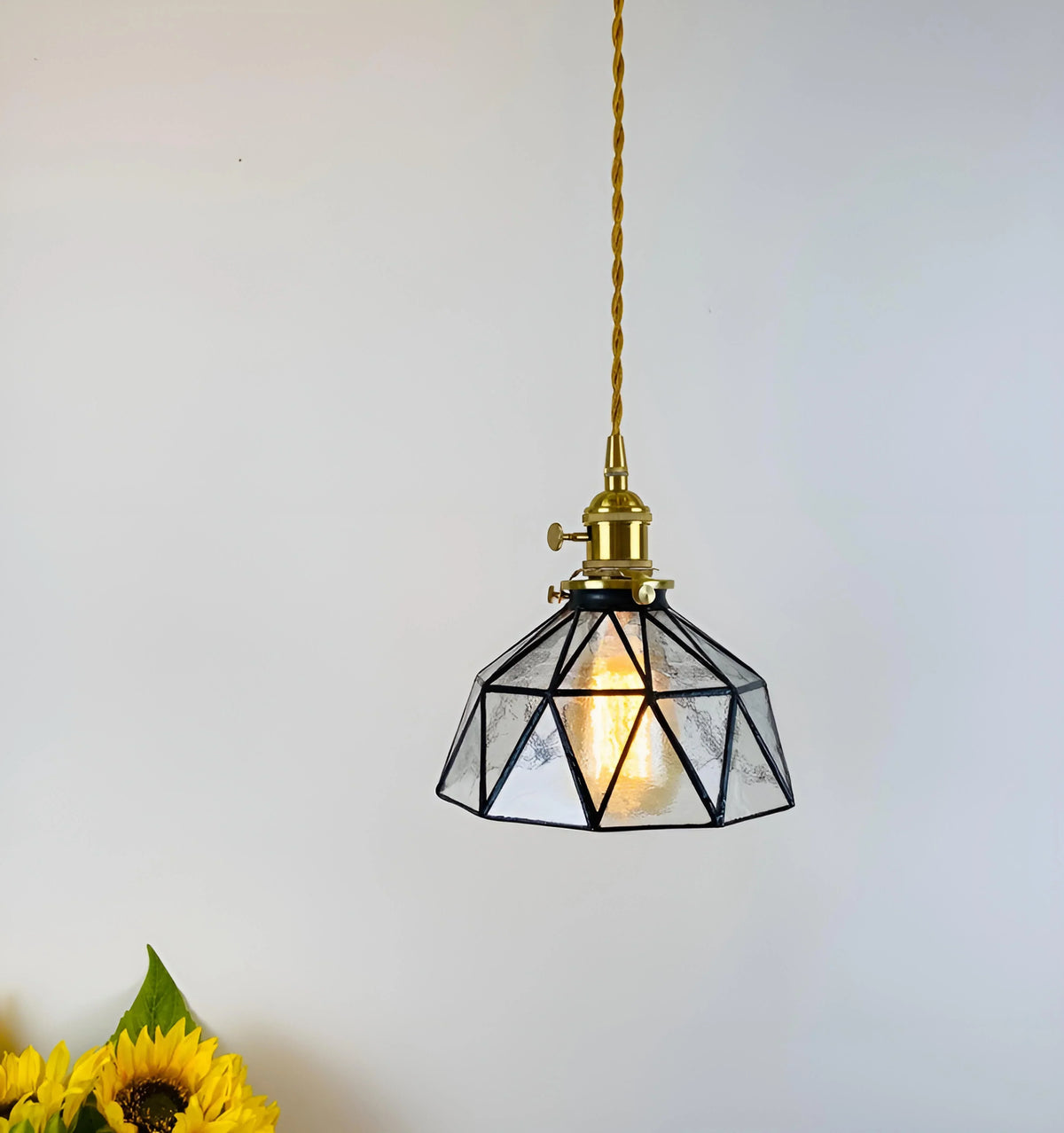 Hand-Pieced Glass Pendant Light - NexioPick