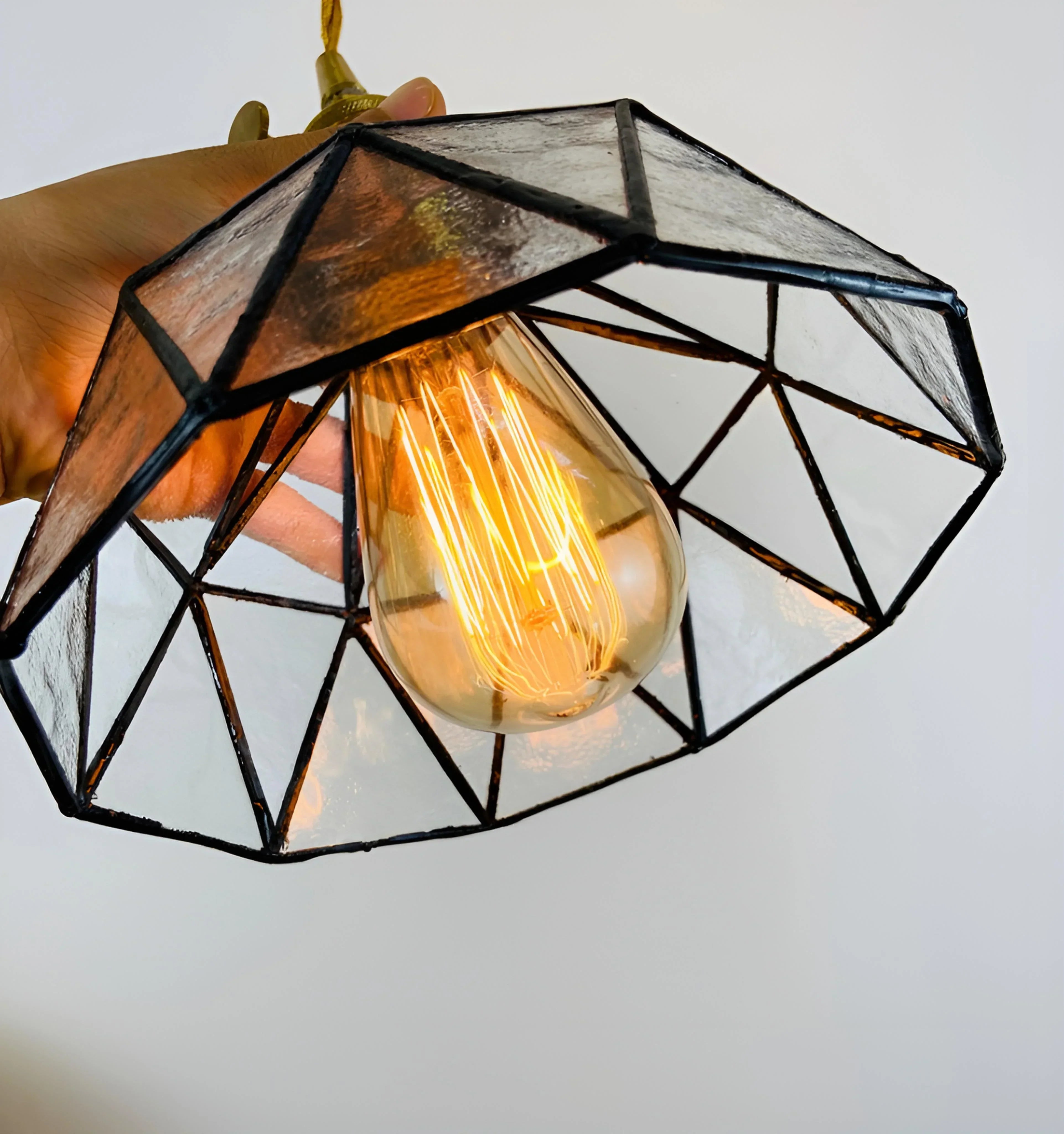 Hand-Pieced Glass Pendant Light - NexioPick