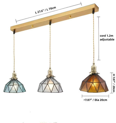 Hand-Pieced Glass Pendant Light - NexioPick