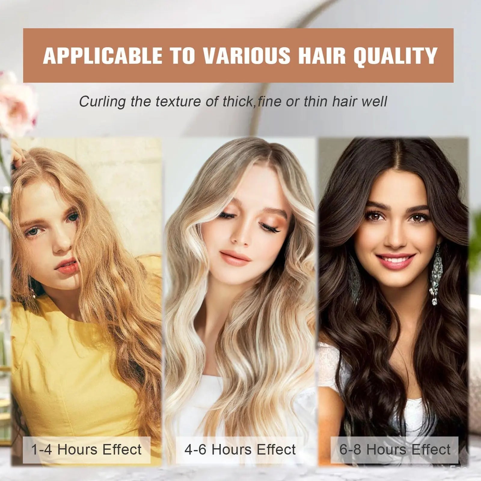 Heatless Curling Set – Heatless Curls Overnight Set for Women, Soft Hair Curlers to Sleep In, Jumbo No Heat Hair Curlers Set