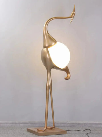 Heron Sculpture Floor Lamp - NexioPick