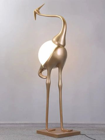 Heron Sculpture Floor Lamp - NexioPick