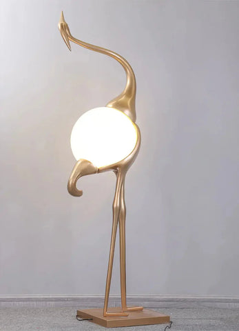 Heron Sculpture Floor Lamp - NexioPick