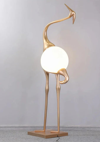 Heron Sculpture Floor Lamp - NexioPick