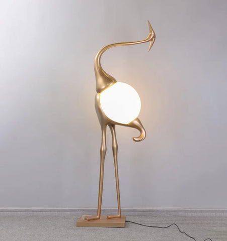 Heron Sculpture Floor Lamp - NexioPick