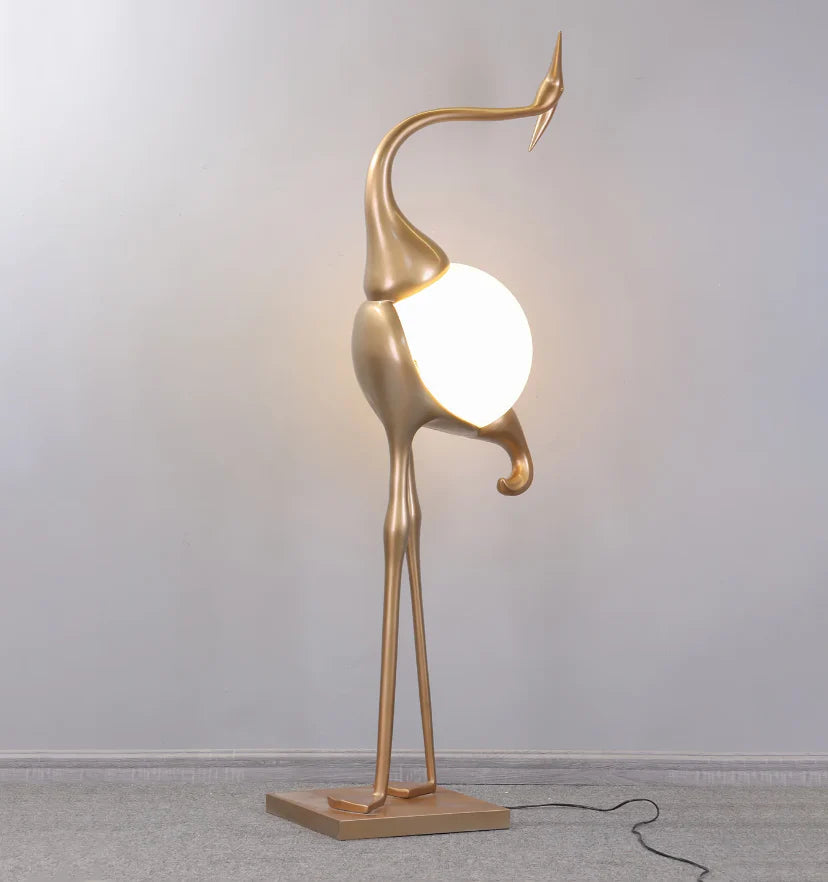 Heron Sculpture Floor Lamp - NexioPick