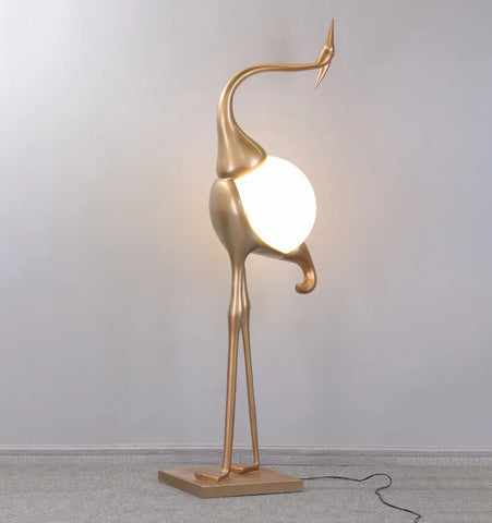 Heron Sculpture Floor Lamp - NexioPick