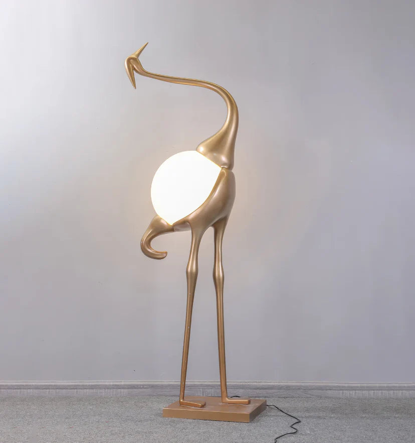 Heron Sculpture Floor Lamp - NexioPick