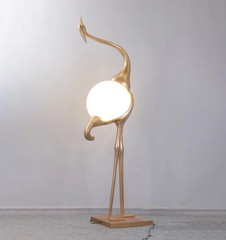 Heron Sculpture Floor Lamp - NexioPick