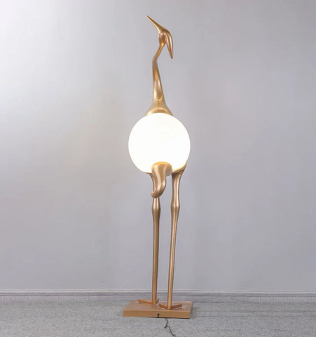 Heron Sculpture Floor Lamp - NexioPick