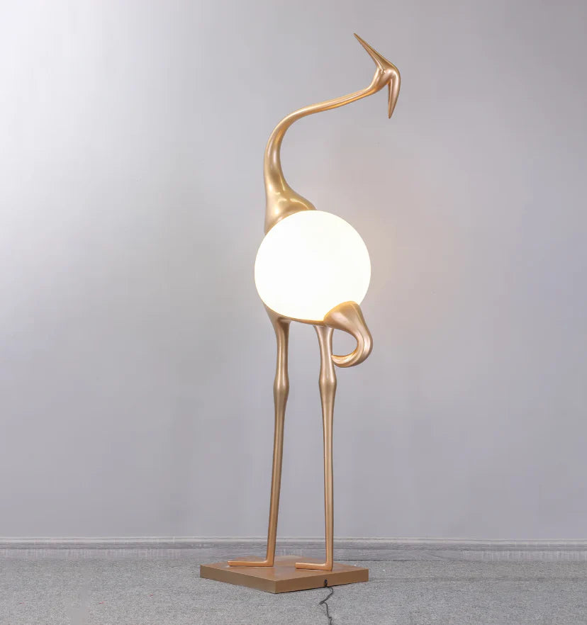 Heron Sculpture Floor Lamp - NexioPick