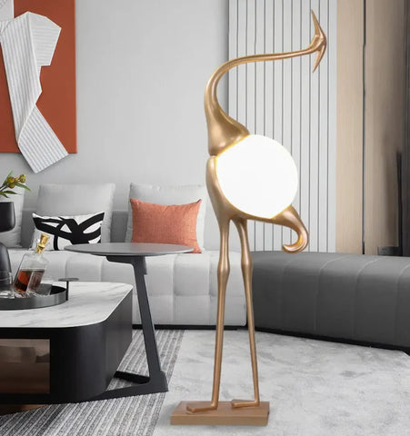 Heron Sculpture Floor Lamp - NexioPick