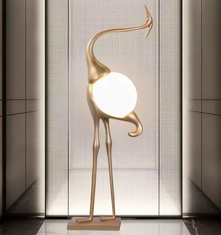 Heron Sculpture Floor Lamp - NexioPick