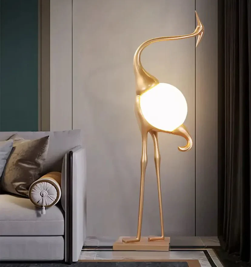 Heron Sculpture Floor Lamp - NexioPick