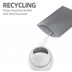 Honeycomb Cat Litter Trapping Mat – Double-Layer Washable Mat with Anti-Slip Base