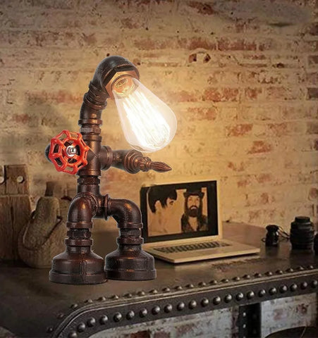 Robot Pipe Table Lamp - NexioPick