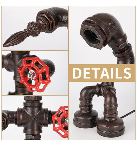 Robot Pipe Table Lamp - NexioPick