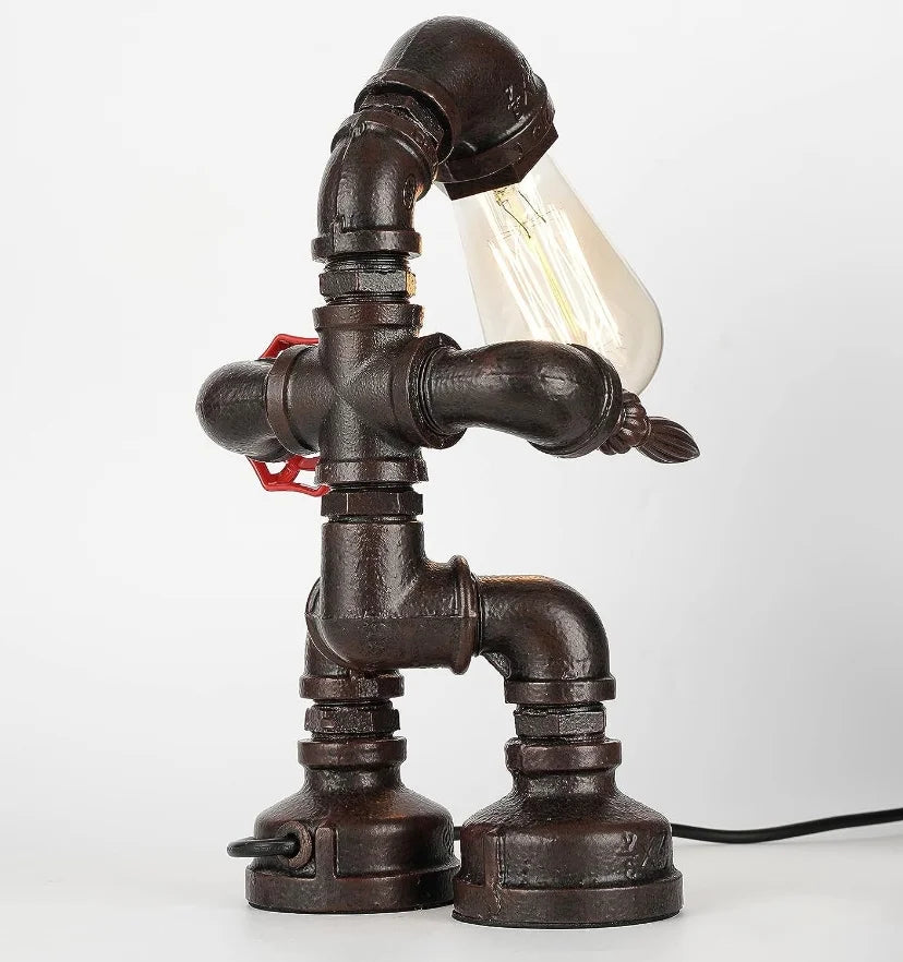 Robot Pipe Table Lamp - NexioPick