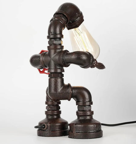Robot Pipe Table Lamp - NexioPick