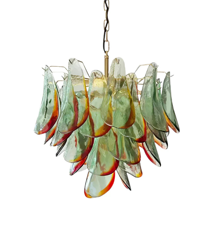 Emerald Flame Murano Glass Chandelier - NexioPick