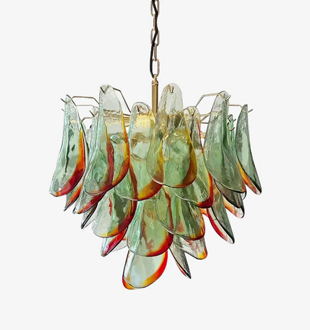 Emerald Flame Murano Glass Chandelier - NexioPick