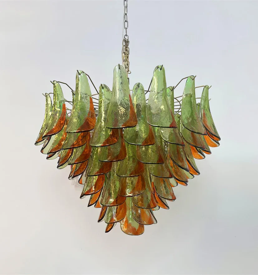 Emerald Flame Murano Glass Chandelier - NexioPick