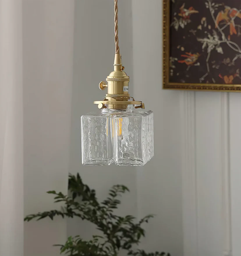 Jewel Glass Brass Pendant Light - NexioPick