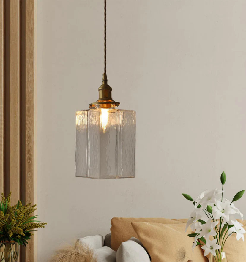 Jewel Glass Brass Pendant Light - NexioPick