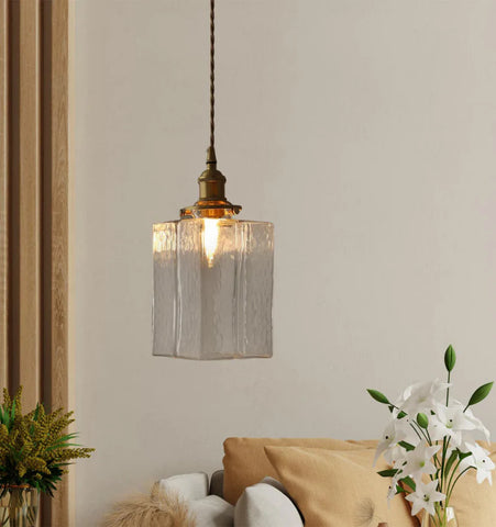 Jewel Glass Brass Pendant Light - NexioPick