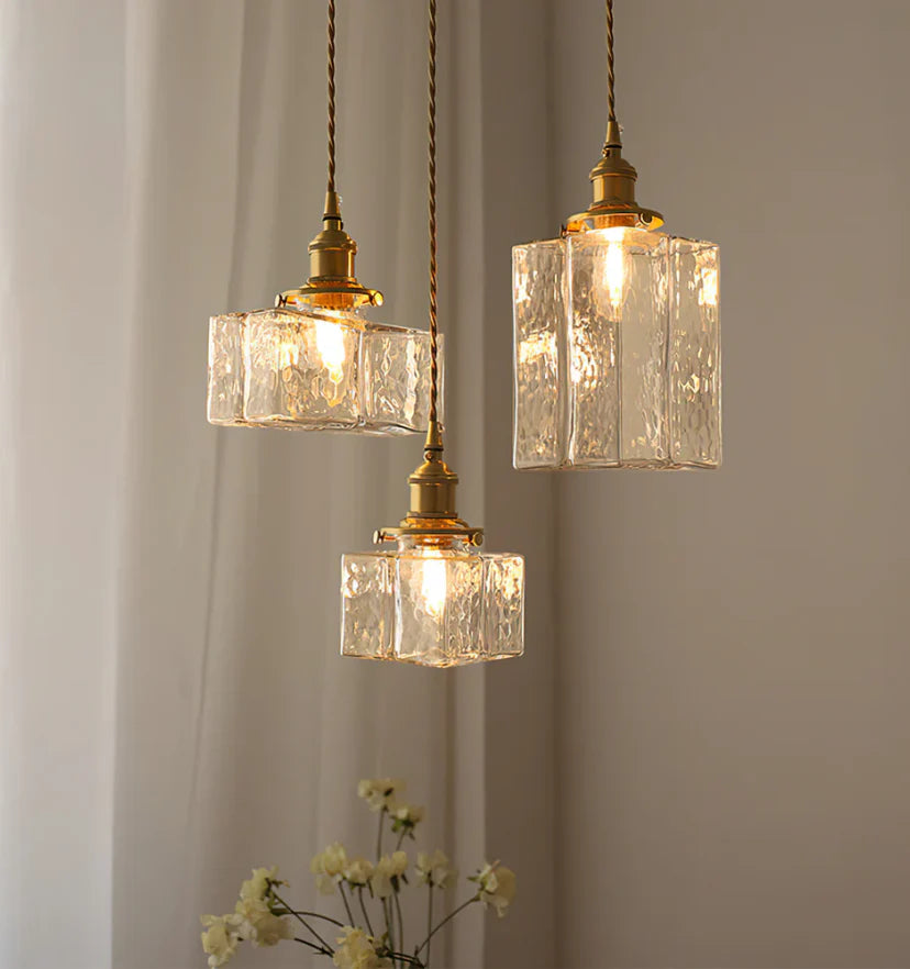 Jewel Glass Brass Pendant Light - NexioPick