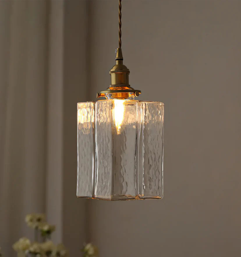 Jewel Glass Brass Pendant Light - NexioPick