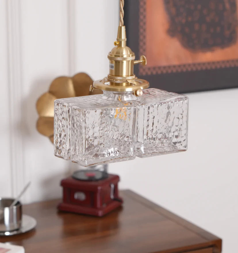 Jewel Glass Brass Pendant Light - NexioPick