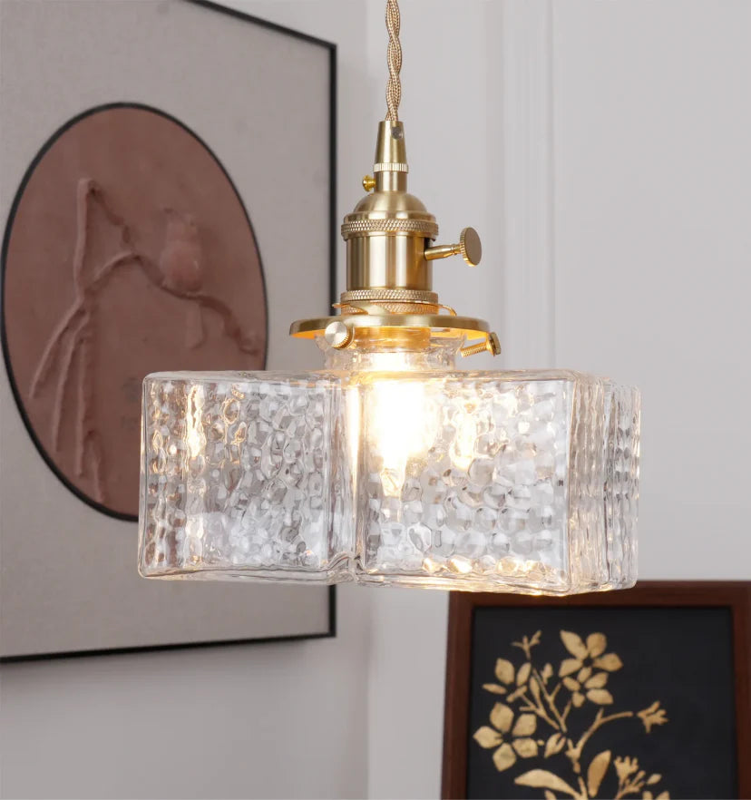 Jewel Glass Brass Pendant Light - NexioPick