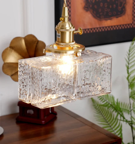 Jewel Glass Brass Pendant Light - NexioPick