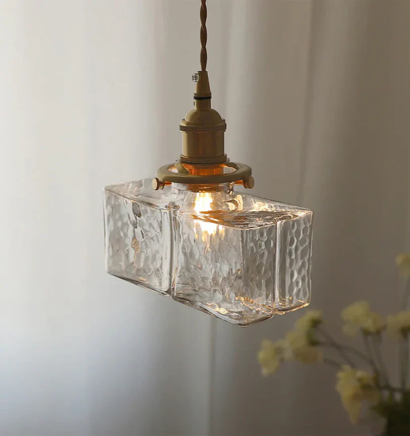 Jewel Glass Brass Pendant Light - NexioPick