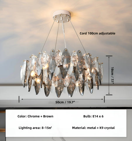Jonas Crystal Chandelier - NexioPick