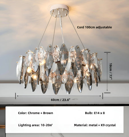 Jonas Crystal Chandelier - NexioPick