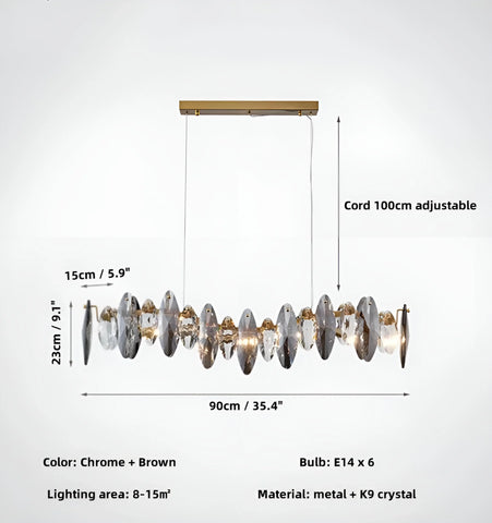 Jonas Crystal Chandelier - NexioPick