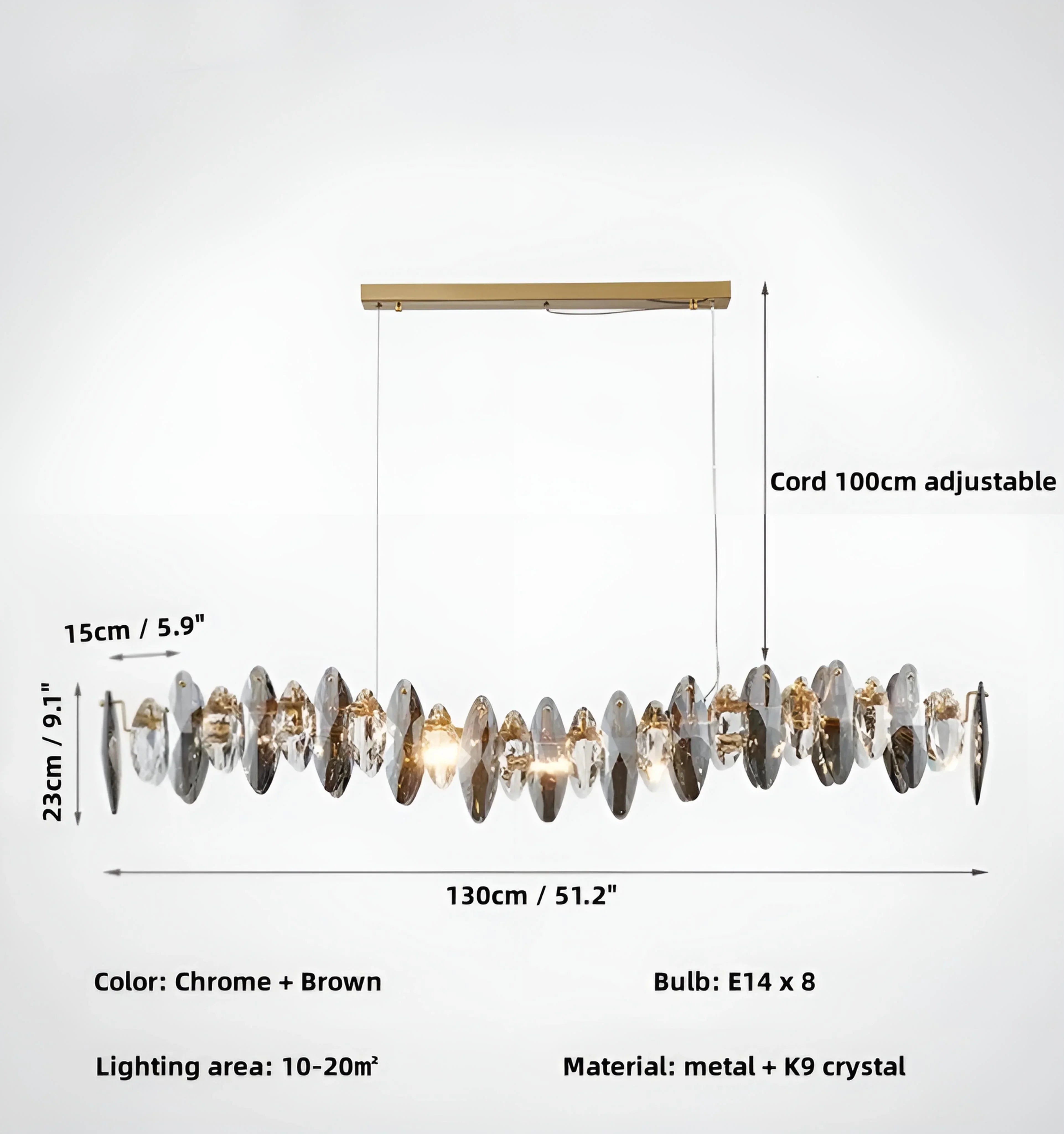 Jonas Crystal Chandelier - NexioPick
