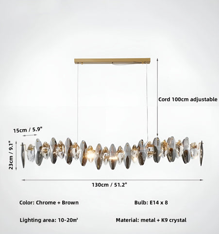 Jonas Crystal Chandelier - NexioPick